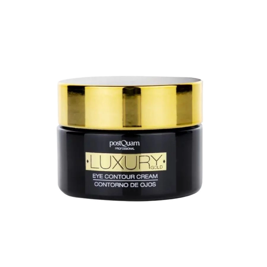 Contorno de Ojos Postquam Luxury Gold: Ácido Hialurónico y Oro (15 ml)