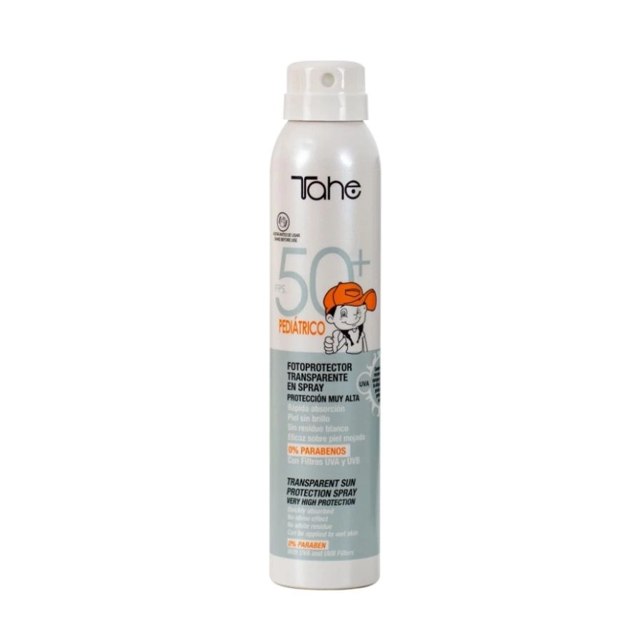 Fotoprotector Pediátrico Tahe Sun Protect SPF 50+ Spray Transparente