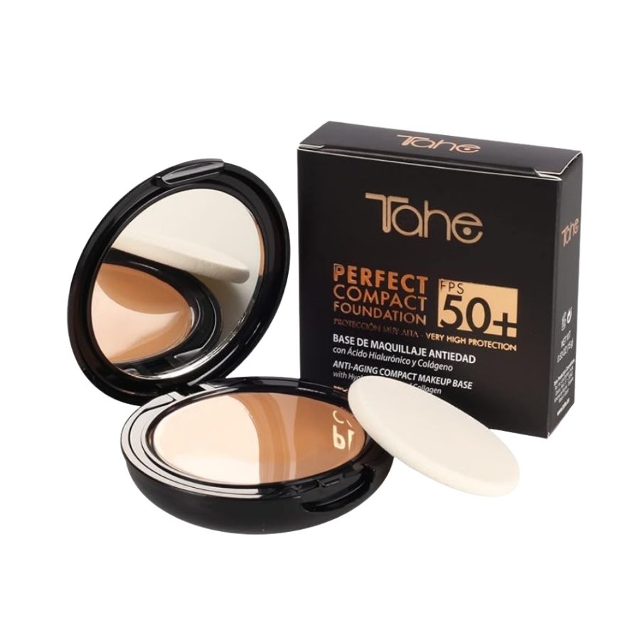 Base de Maquillaje Compacta Tahe Perfect Foundation FPS 50+ Tono 20 Nude