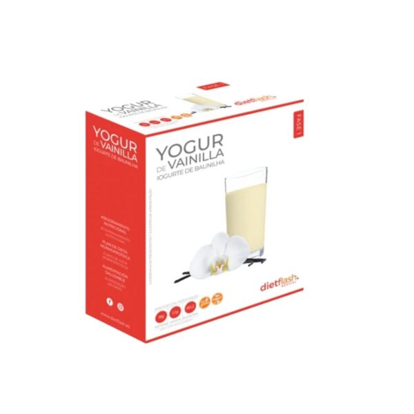 Yogur de Vainilla DietFlash – Alto en Proteínas (Sobres Individuales)
